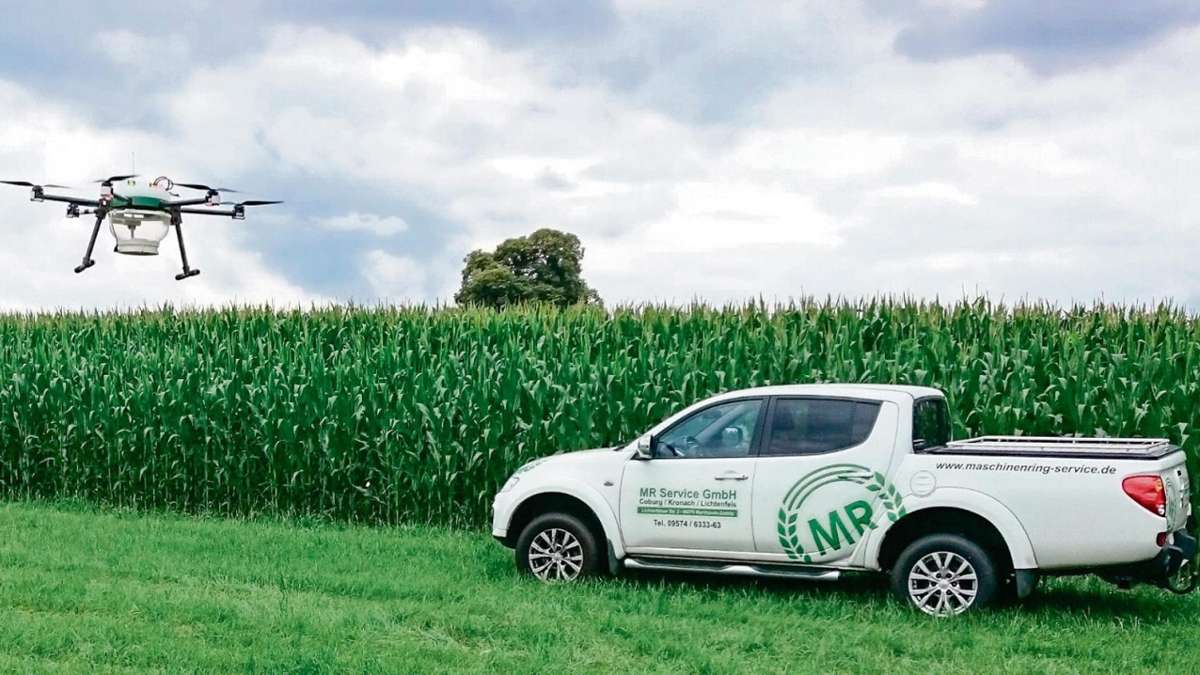 Kronach: Mit der Drohne gegen den Maiszünsler