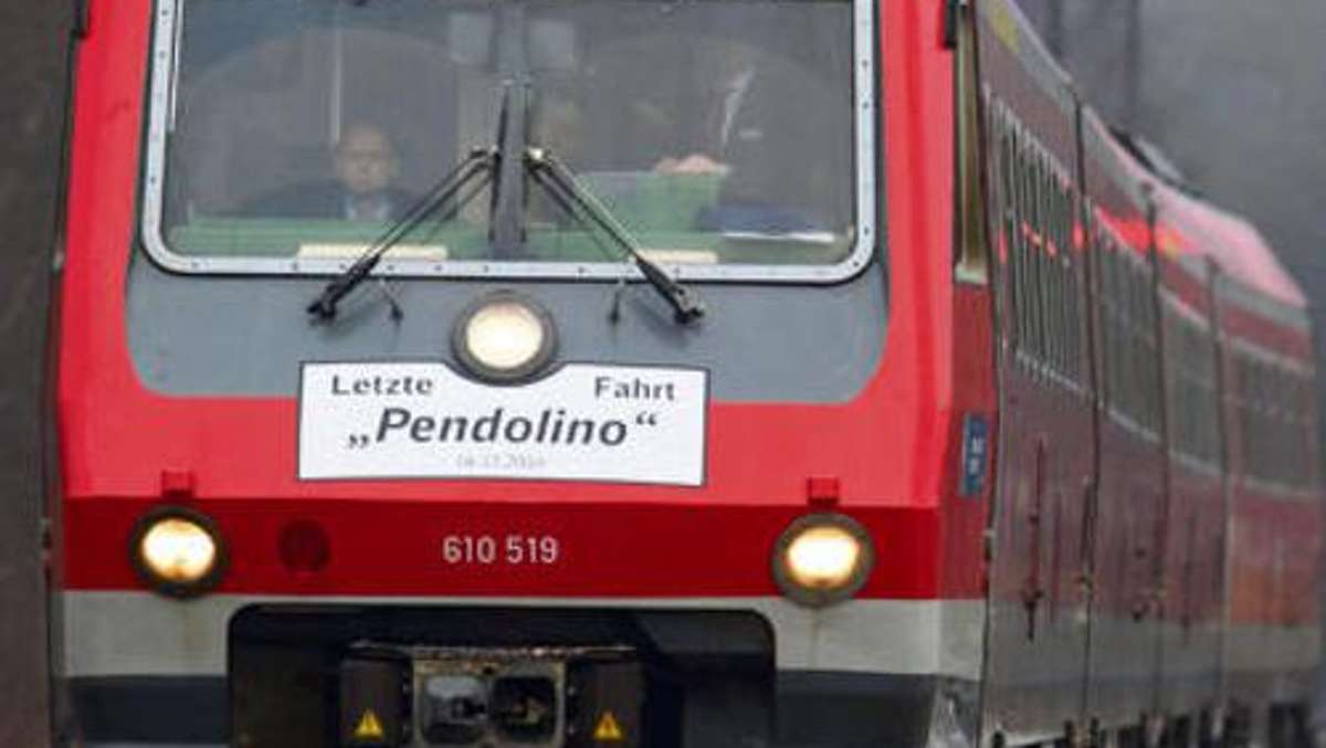 Aus der Region: Bahn schickt Pendolino in den Ruhestand