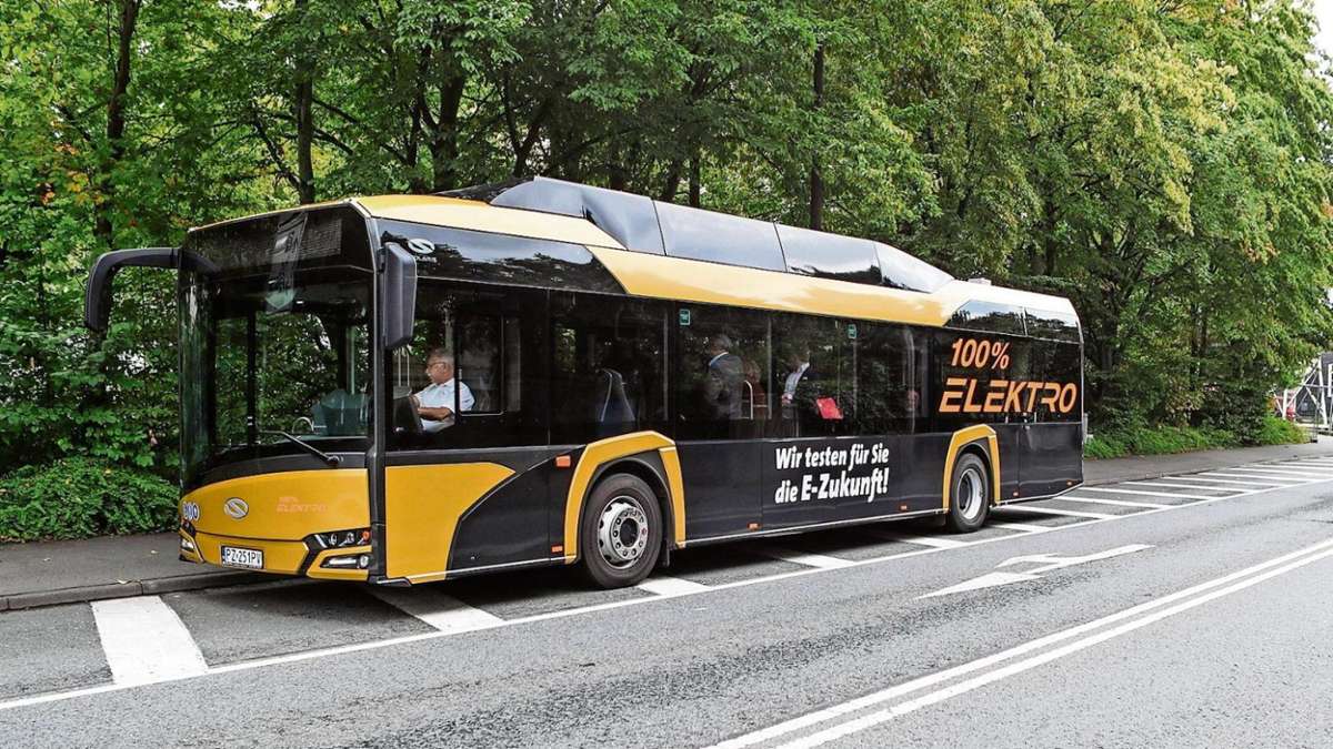 Coburg: E-Bus überzeugt die SÜC