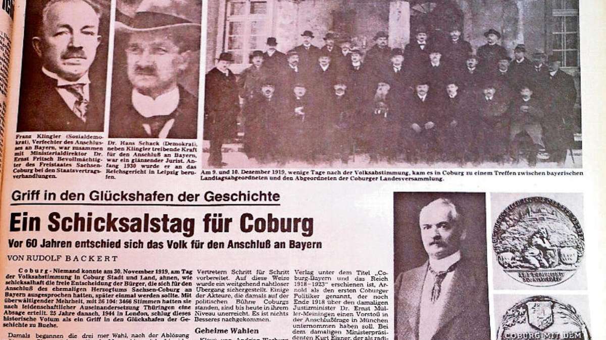 Coburg: Vor 40 Jahren in der Neuen Presse