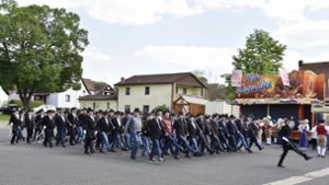 Freude auf Pfingsten: Bürgerwehr übt für Pfingstaufmarsch
