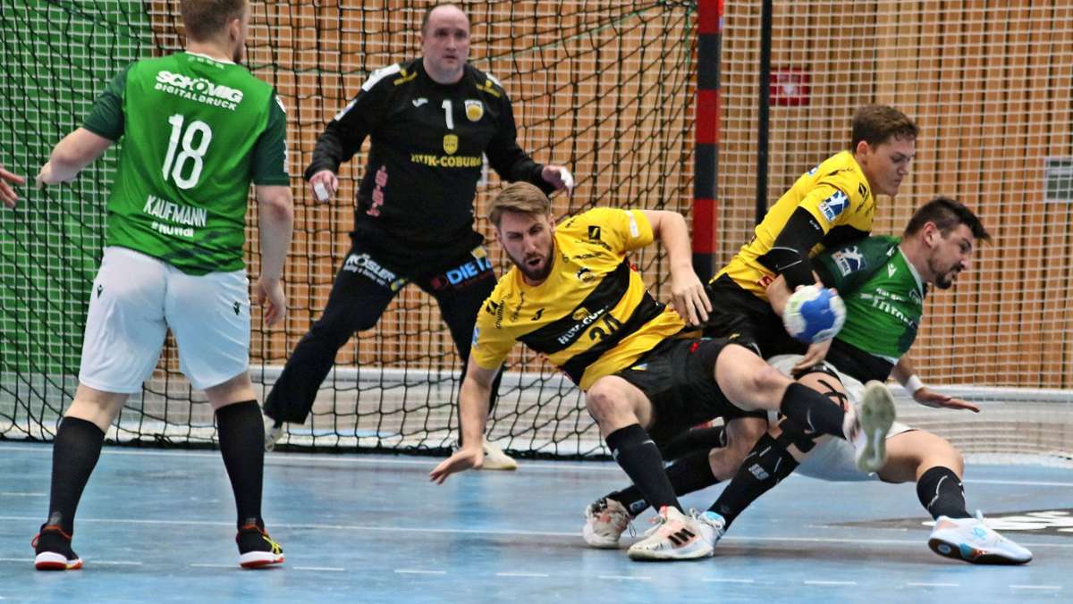 Handball-Krimi: Coburg verliert das Frankenderby