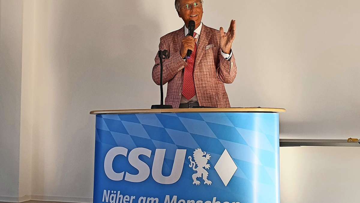 CSU Wahlkampfauftakt im Itzgrund: Mit klarer Kante und Einstecktuch