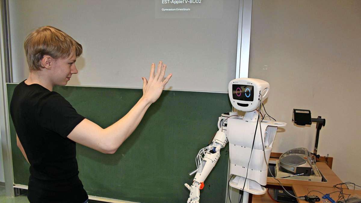 Ausgezeichnet!: Coburger Schüler erschaffen Roboter