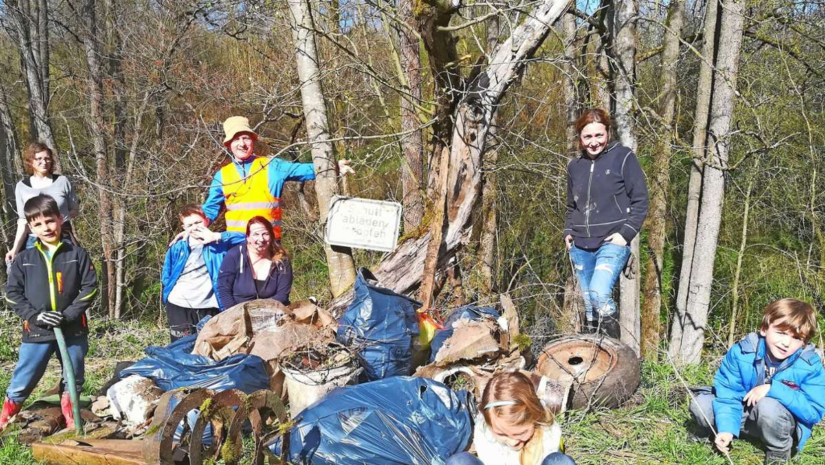 Müll-Sammelaktion: Die Kinder machen es vor