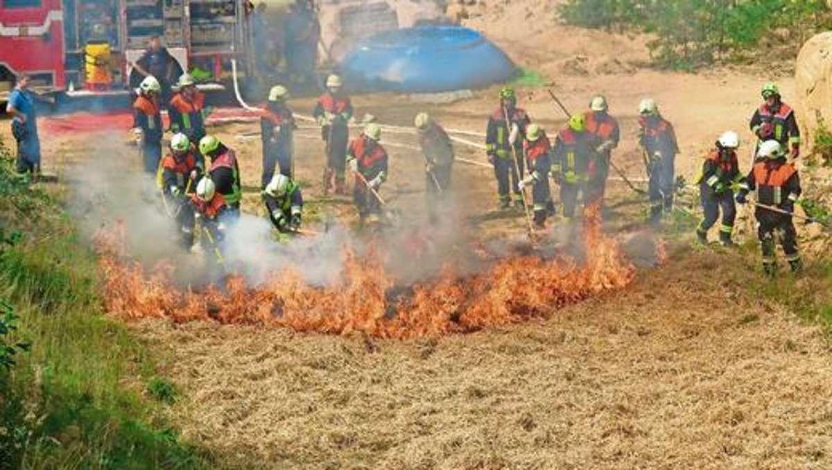 Coburg: Heißer Lehrgang für Brandschützer