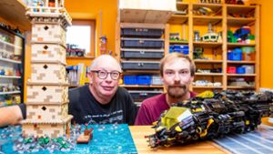 Im Steine-Himmel: Lego-Liebhaber aus Lichtenfels