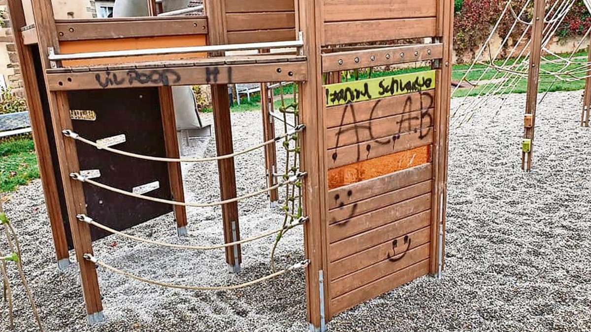 Bad Rodach: Kinder beseitigen Schmierereien