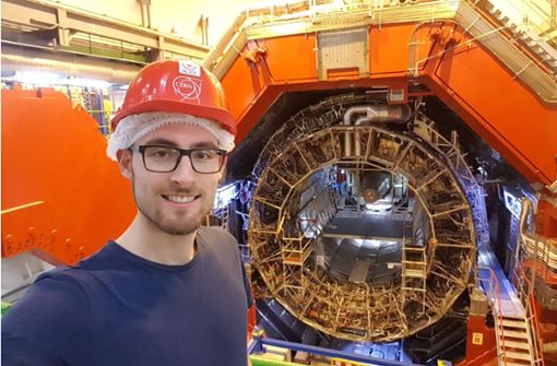 Florian Rehm gerät ins Schwärmen, wenn er von seinen Eindrücken am CERN in Genf berichtet Foto: Privat