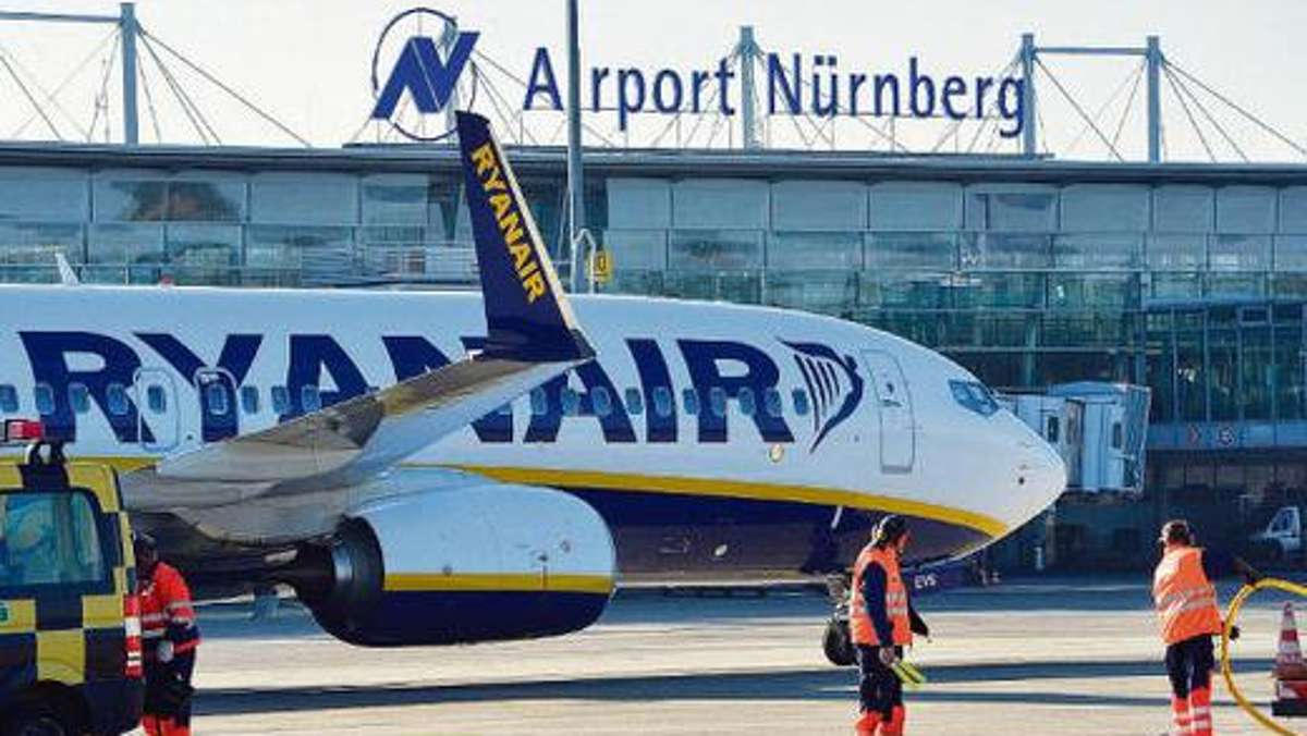 Aus der Region: Flughafen Nürnberg setzt auf Billigflieger Ryanair