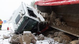 Schwerer Lkw-Unfall auf A73