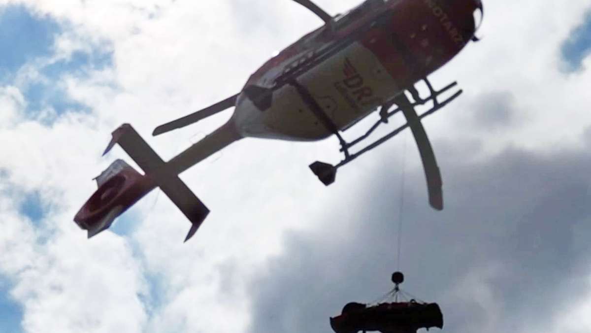 Einsatz bei Grub: Bergwacht rettet abgestürzten Wanderer