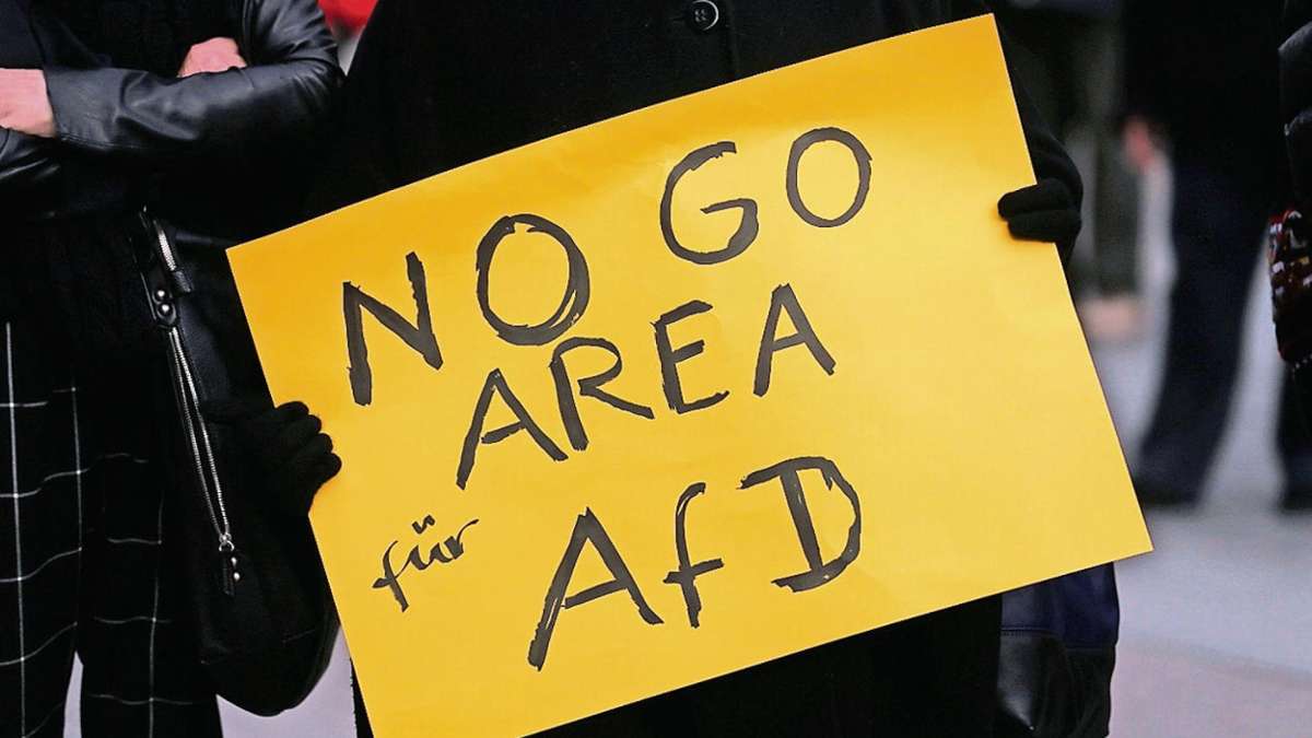 Kronach: AfD: Deutschlandtagung und Protest in Tettau