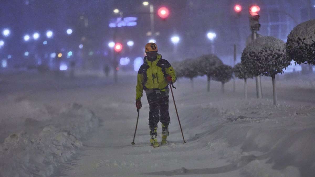 Schneechaos in Spanien: Madrid kämpft mit ungewöhnlichem Wintereinbruch
