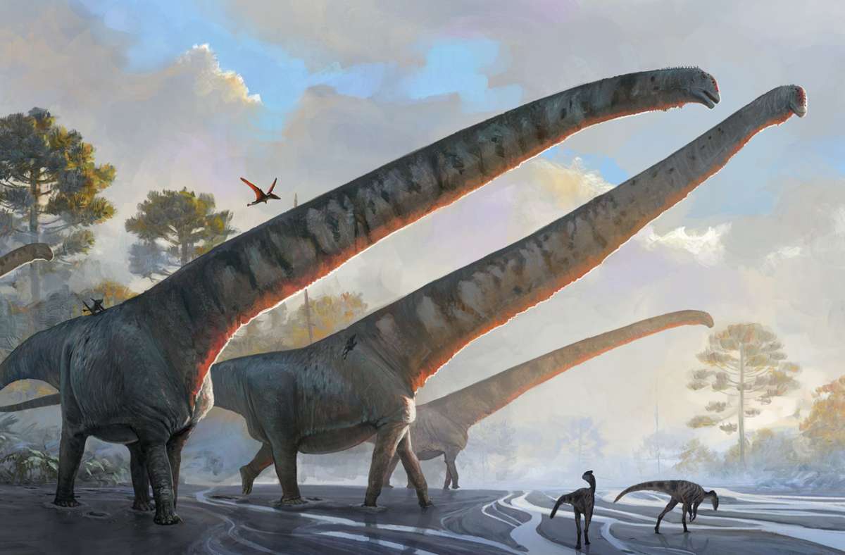 So haben die Dinosaurier wahrscheinlich ausgesehen. Foto: dpa/Julia D Oliveira