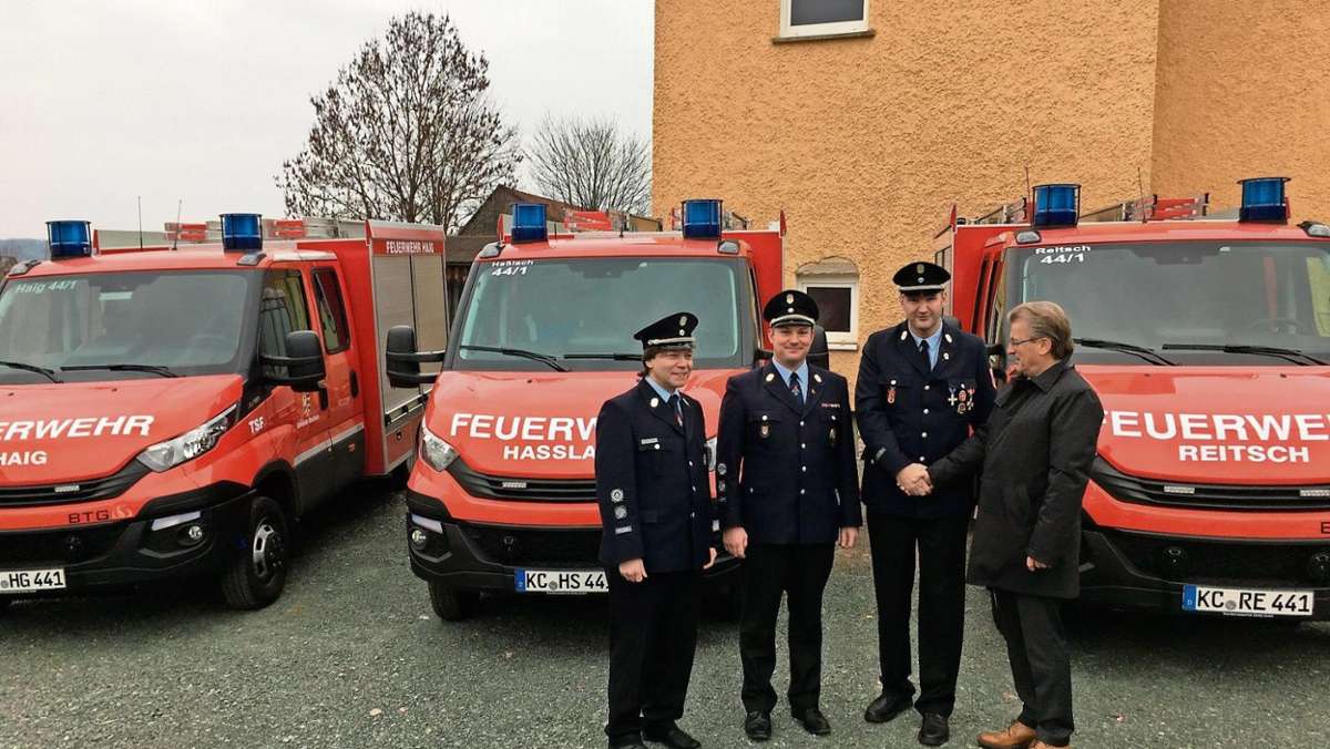 Stockheim: Drei Neue für eine intakte Feuerwehrflotte