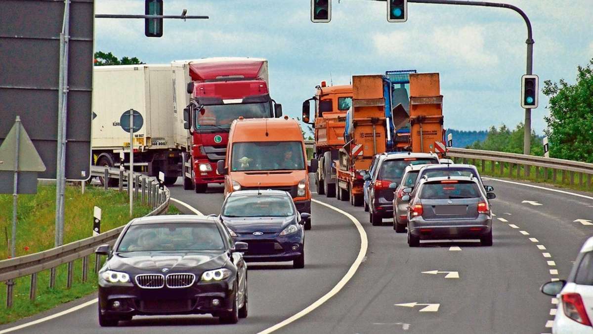 Coburg: Erneut Baustelle an der Autobahn bei Ebersdorf