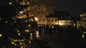 100 Menschen demonstrieren in Kronach