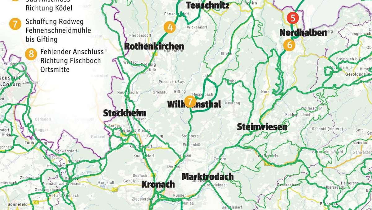 Kronach: Landkreis will Radwegenetz ausbauen
