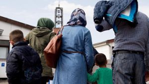 Flüchtlinge verlassen Fürth am Berg