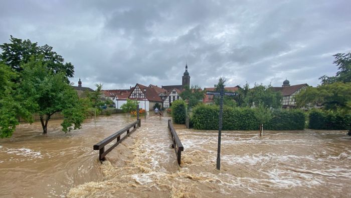 Hochwasser beschäftigt Eberner Bauausschuss