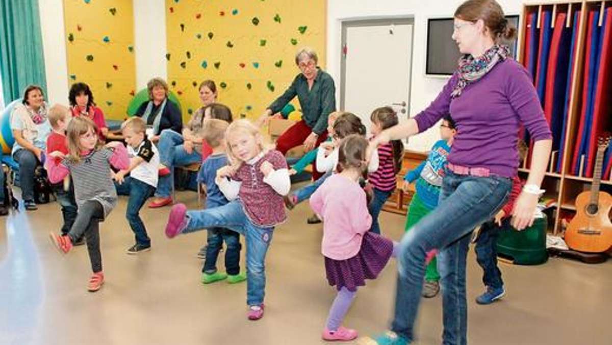 Hassberge: Schule und Kindergarten Hand in Hand