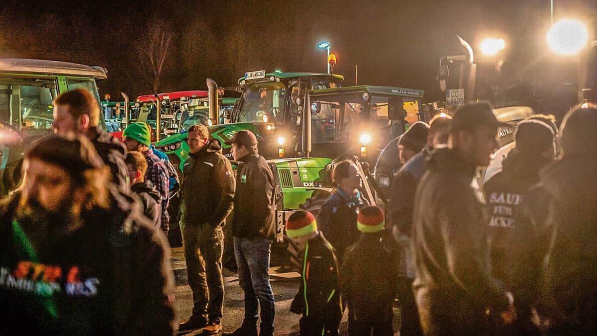 Kronach: Bauern haben selbst auf Protestzug verzichtet