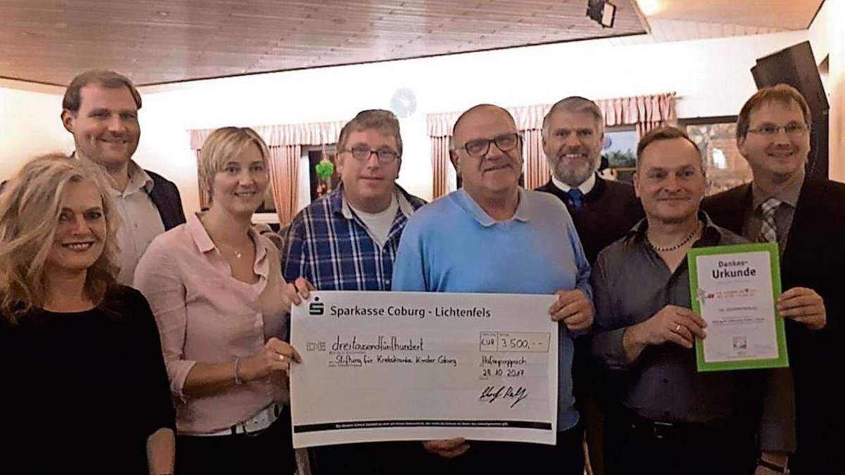 Hafenpreppach/Coburg: 3500 Euro für Kinderkrebshilfe