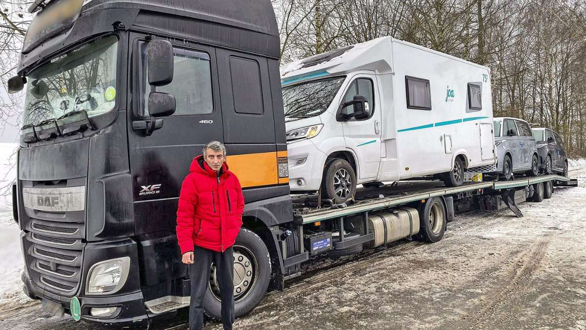 Lastwagenfahrer Marius: Dank Lesern kann er Weihnachten zu Hause sein