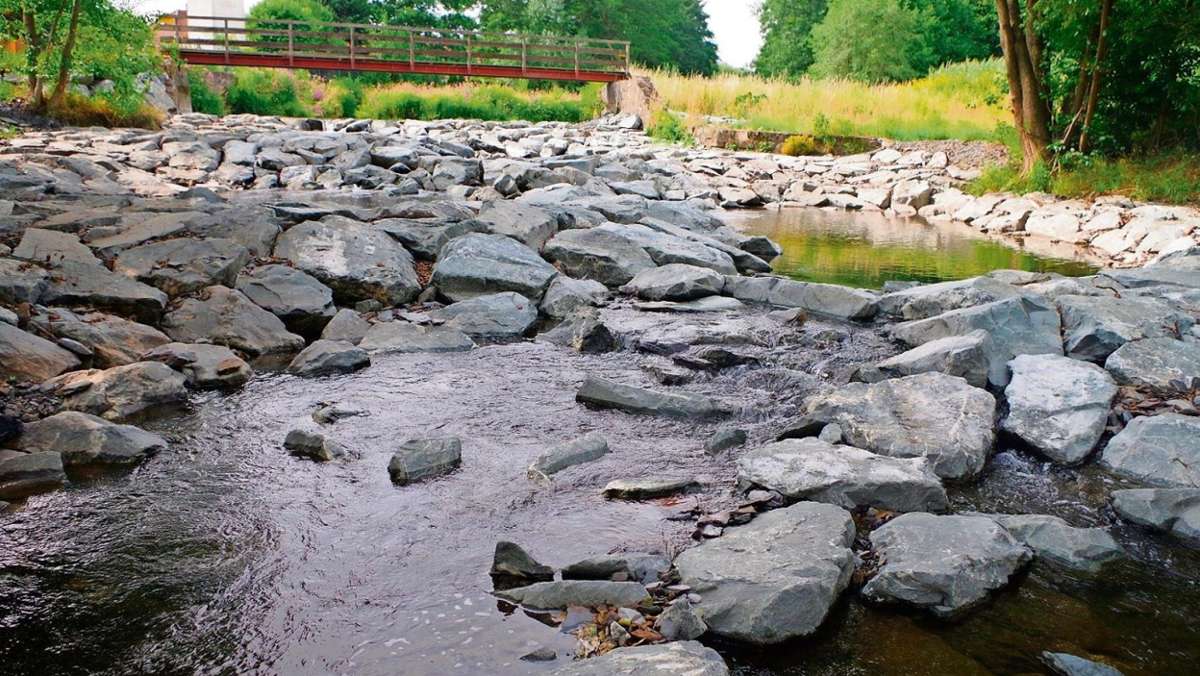Landkreis Kronach: Niedrigwasser wird zur Gefahr