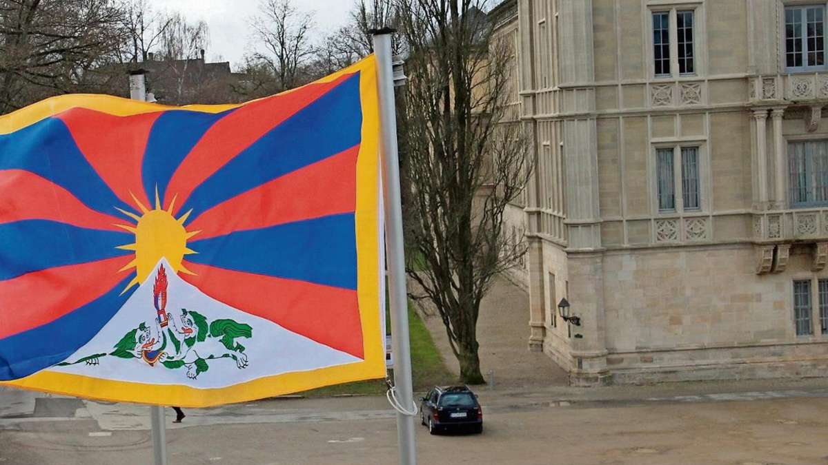 Coburg: Coburg zeigt Flagge für Tibet