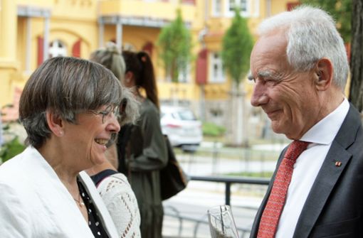 Regierungspräsidentin Heidrun Piwernetz im Gespräch mit Rainer Kober. Foto: /rvo